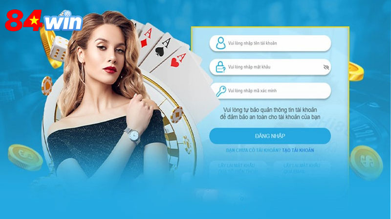 Hướng dẫn chi tiết cách đăng nhập 84win mới nhất 2025